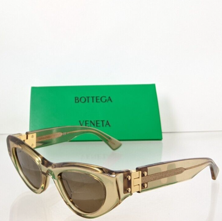 Brand New Authentic Bottega Veneta Sunglasses BV 1142 003 49mm Frame