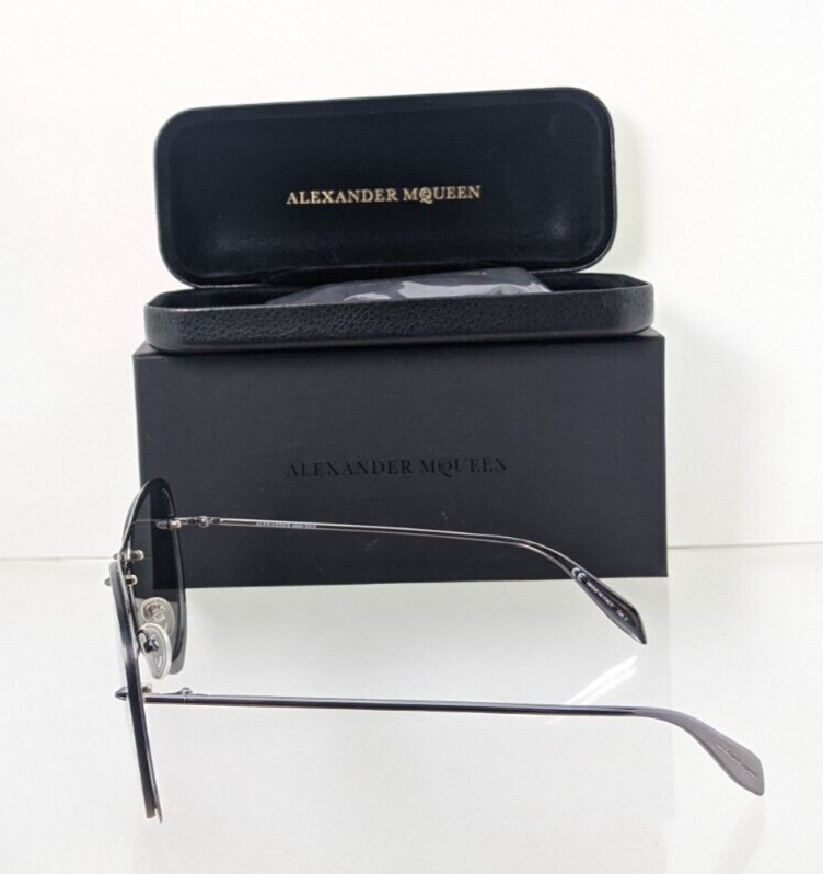 Brand New Authentic Alexander McQueen Sunglasses AM 0102 001 63mm Frame