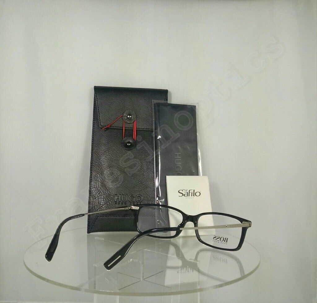 Brand New Authentic Hugo Boss 0549 Eyeglasses CSA Black Frame BO0549