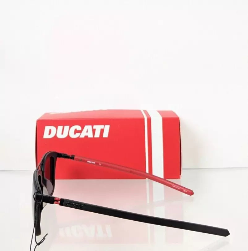 Brand New Authentic DUCATI Sunglasses DA 5014 002 55mm Black Red Frame