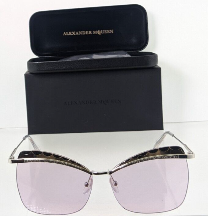 Brand New Authentic Alexander McQueen Sunglasses AM 0059 001 60mm Frame