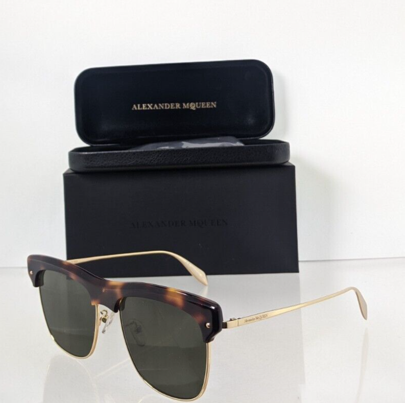 Brand New Authentic Alexander McQueen Sunglasses AM 0235 002 55mm Frame