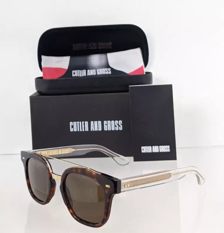 Brand New Authentic CUTLER AND GROSS Sunglasses M : 1297 C : 02 48mm Frame