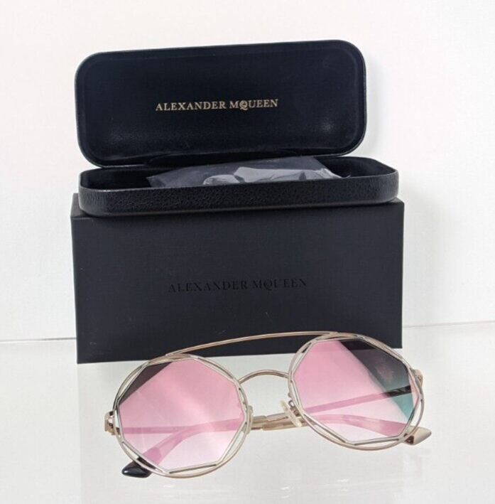 Brand New Authentic Alexander McQueen Sunglasses MQ 0176 003 53mm Frame