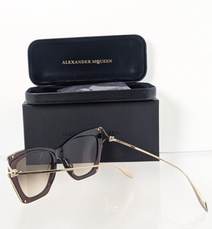 Brand New Authentic Alexander McQueen Sunglasses AM 0375 002 53mm Frame