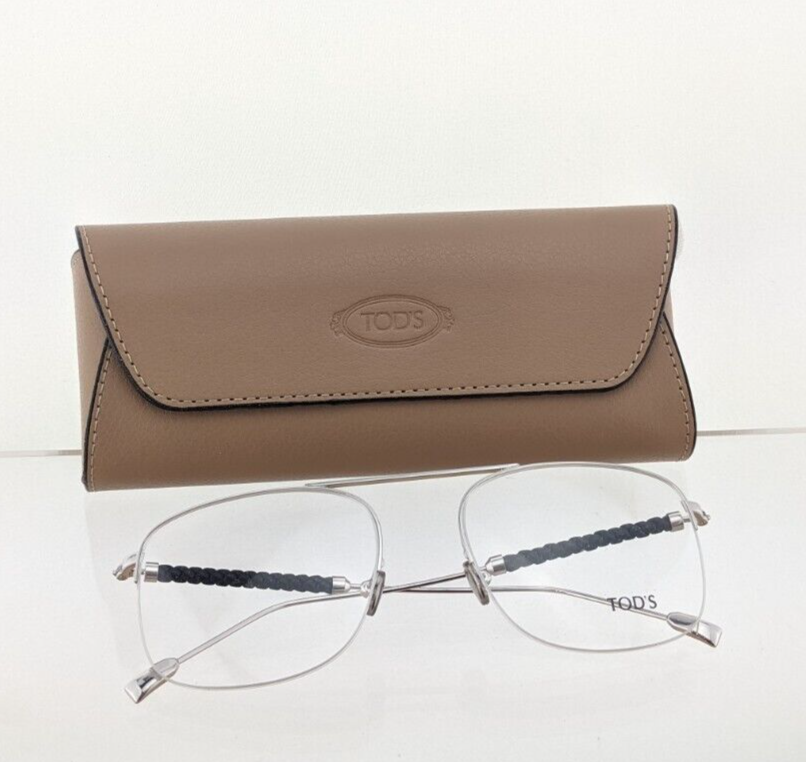 Brand New Authentic Tod's Eyeglasses To 5255 018 55Mm Silver Frame To 5255