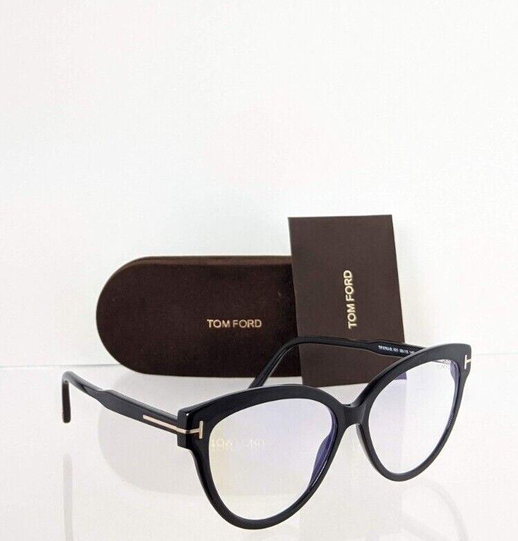 Brand New Authentic Tom Ford TF 5763 Eyeglasses 001 Frame FT 5763-B 56mm Frame