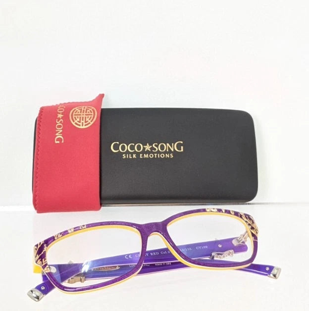 New Authentic COCO SONG Eyeglasses Crazy Red Col. 2 52mm CV109