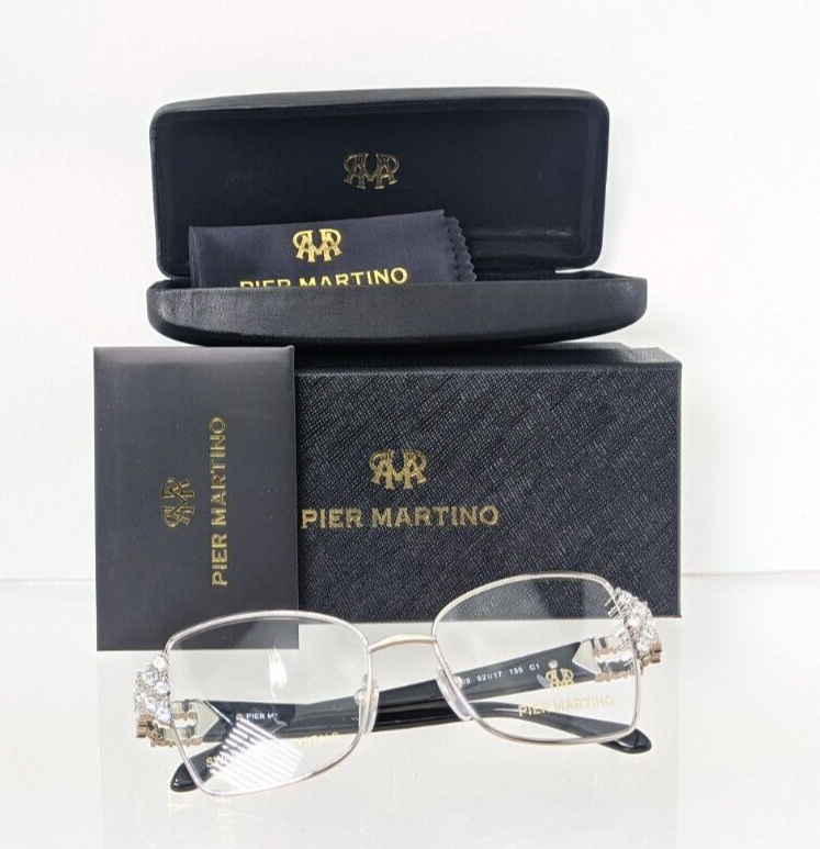 Brand New Authentic Pier Martino Eyeglasses 6628 C1 917 52mm Italy Frame