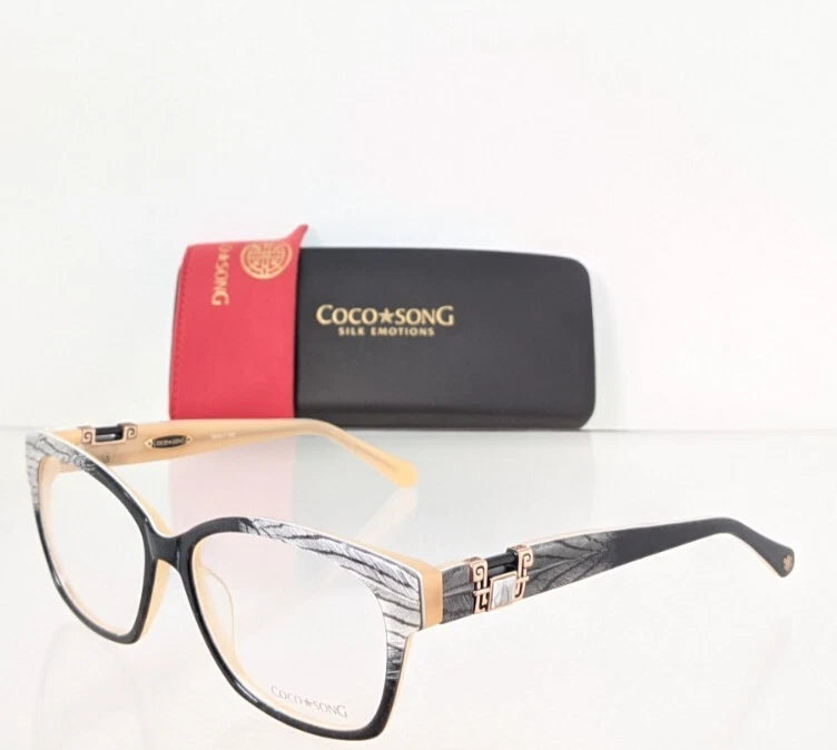 New Authentic COCO SONG Eyeglasses Crystal Trouble Col. 1 55mm CV163