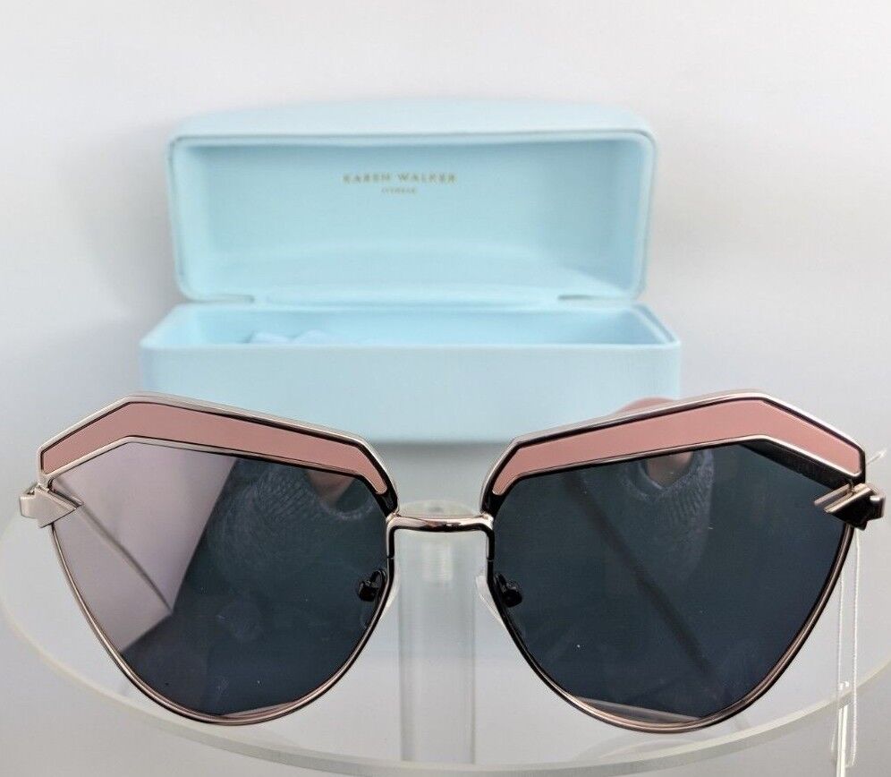 Brand New Authentic Karen Walker Sunglasses JACINTO Rose pink Frame