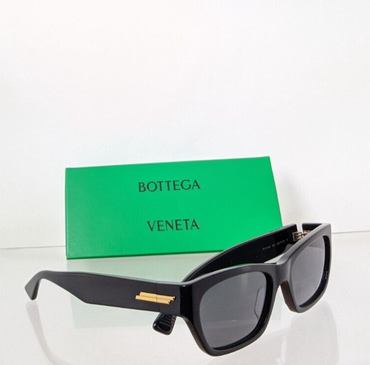 Brand New Authentic Bottega Veneta Sunglasses BV 1143 001 55mm Frame