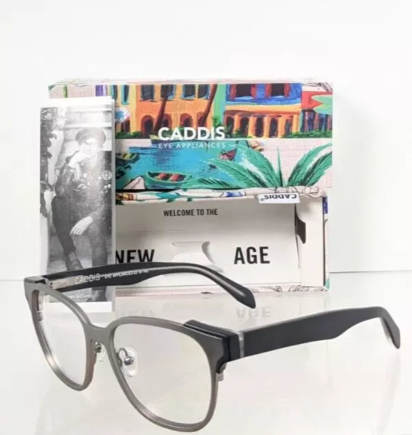 New Authentic CADDIS Eyeglasses Readers The Lexington 53mm Blue Blocker Silver