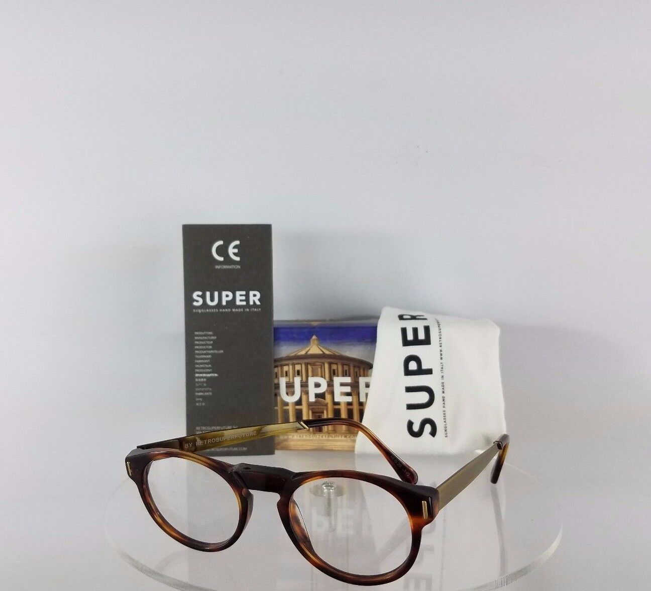 Brand New Authentic Retrosuperfuture 9RG 0T Super Eyeglasses Paloma Tortoise