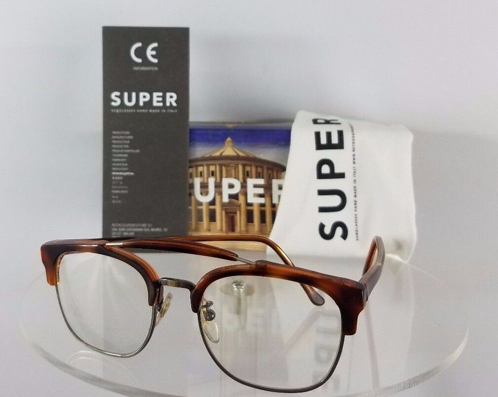 Brand New Authentic Retrosuperfuture 634 0A Super Eyeglasses 49er Dark Tortoise