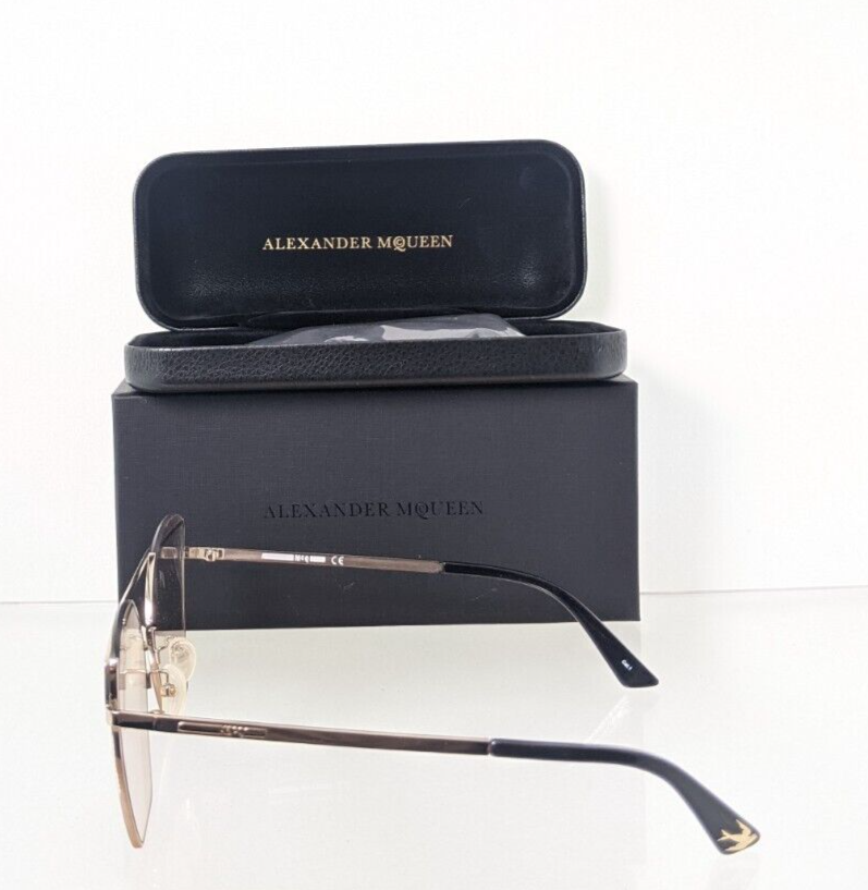 Brand New Authentic Alexander McQueen Sunglasses MQ 0163 003 57mm Frame