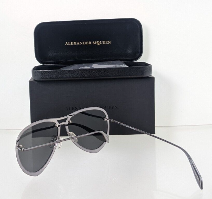 Brand New Authentic Alexander McQueen Sunglasses AM 0102 001 63mm Frame