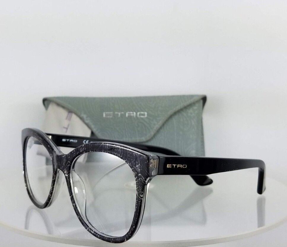 Brand New Authentic ETRO Eyeglasses ET2605 021 Black Frame 52mm