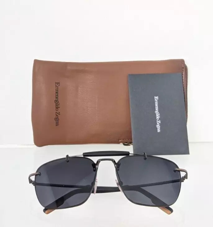 Brand New Authentic Ermenegildo Zegna EZ 0155 08A Sunglasses 59mm 0155 Frame