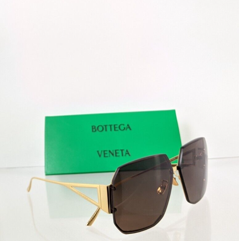 Brand New Authentic Bottega Veneta Sunglasses BV 1085 002 65mm Frame