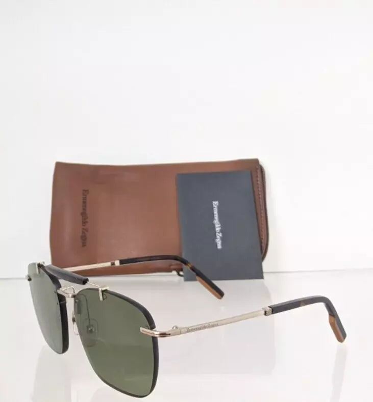 Brand New Authentic Ermenegildo Zegna EZ 0155 32N Sunglasses 59mm 0155 Frame