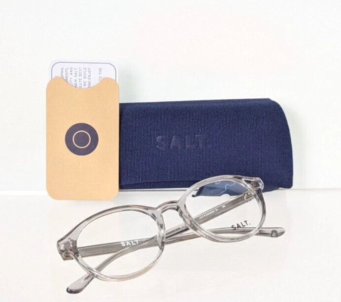 New Authentic SALT Eyeglasses JEFFERSON SG Grey Clear 51mm Frame