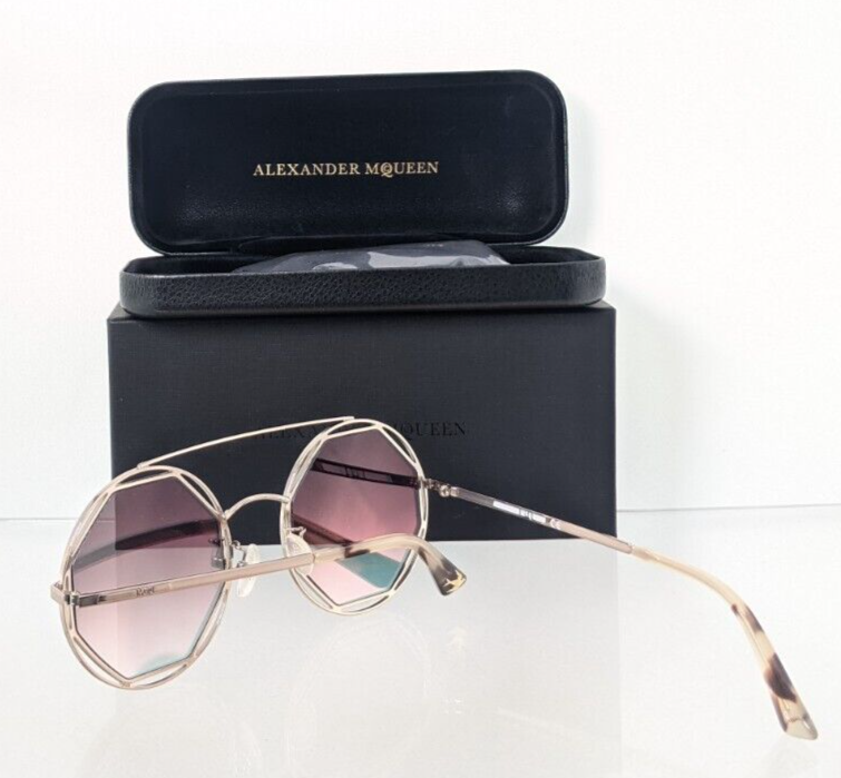 Brand New Authentic Alexander McQueen Sunglasses MQ 0176 003 53mm Frame