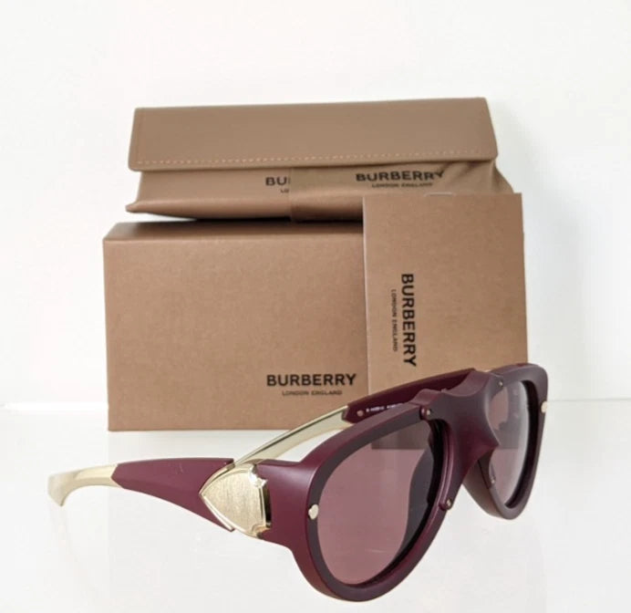 Brand New Authentic Burberry BE 4433 Sunglasses 4140/75 Burgundy 4433-U Frame