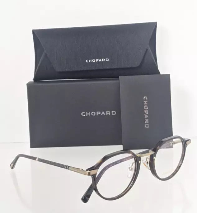 Brand New Authentic Chopard Eyeglasses VCH D85 08TS Carbon Fibe 49mm VCD85 Frame