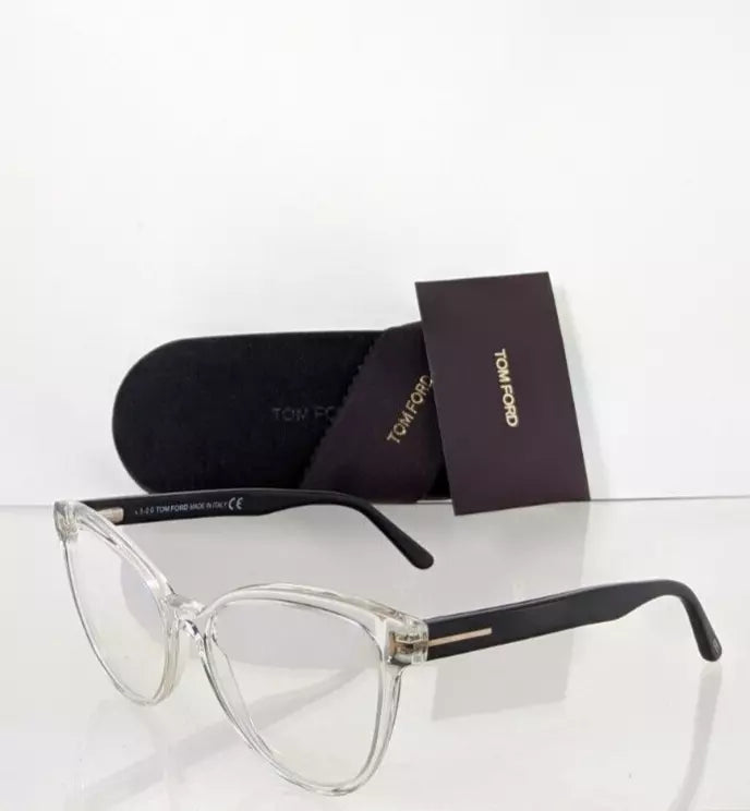 Brand New Authentic Tom Ford TF 5639 Eyeglasses 026 Frame FT 5639-B Blue Block