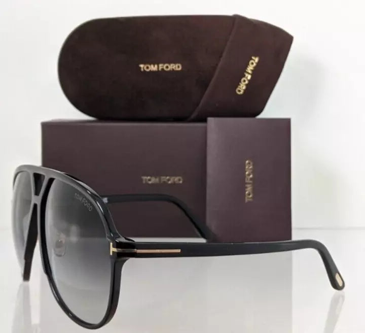 Brand New Authentic Tom Ford Sunglasses FT TF 1061 01B Bertrand - 02 TF1061 64mm