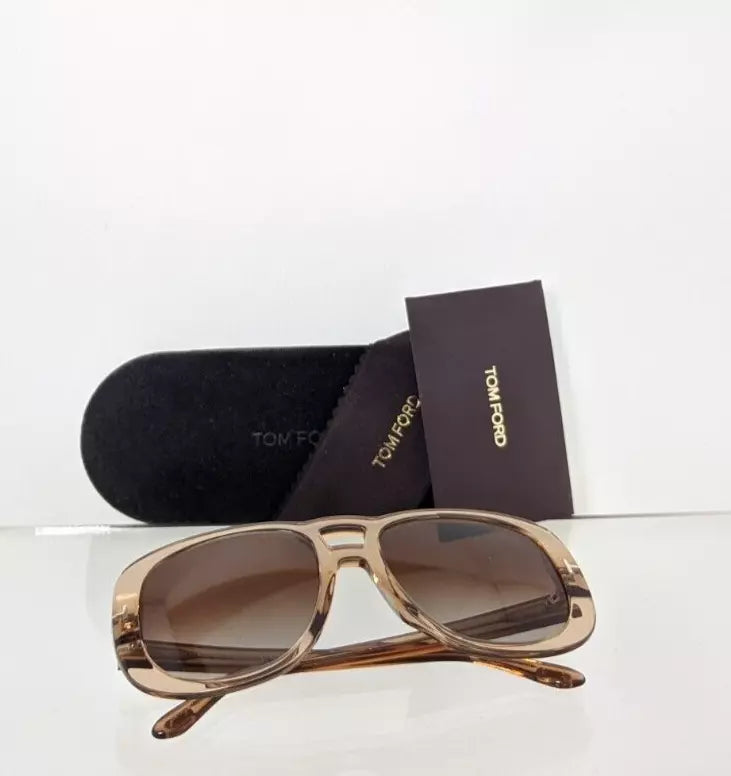 Brand New Authentic Tom Ford Sunglasses FT TF 1012 45F TF1012 Billie Frame