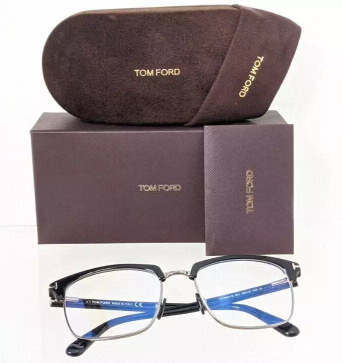 Brand New Authentic Tom Ford TF 5801 Eyeglasses 001 Frame FT 5801 - B Frame 54mm