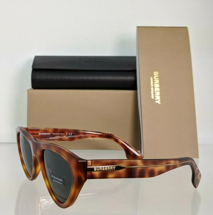 Brand New Authentic Burberry BE 4285 Sunglasses 3794/87 Havana Frame 52mm