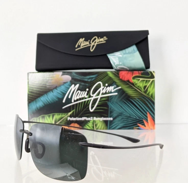 Brand New Authentic Maui Jim Sunglasses HEMA MJ 443 - 11M MPLT - BG 62mm