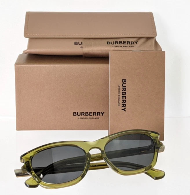 Brand New Authentic Burberry BE 4430 Sunglasses 4118/87 Olive Green Frame