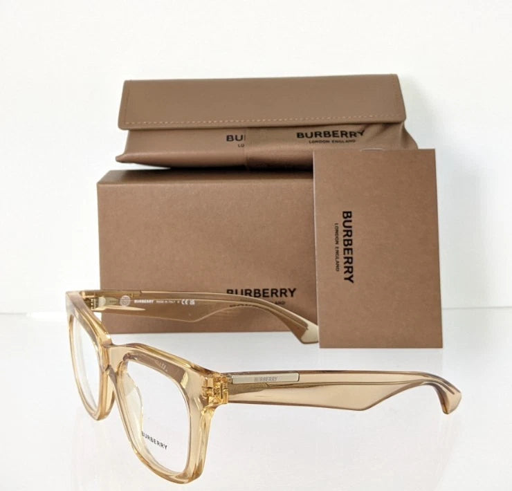 Brand New Authentic Burberry BE 2407 Eyeglasses 4063 Beige 2407 Frame