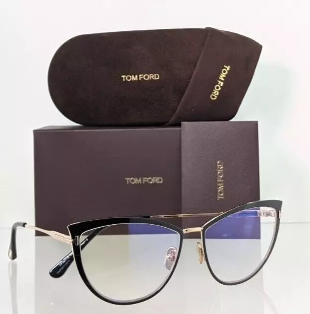 Brand New Authentic Tom Ford TF 5877 Eyeglasses 001 Frame FT 5877-B Frame 55mm