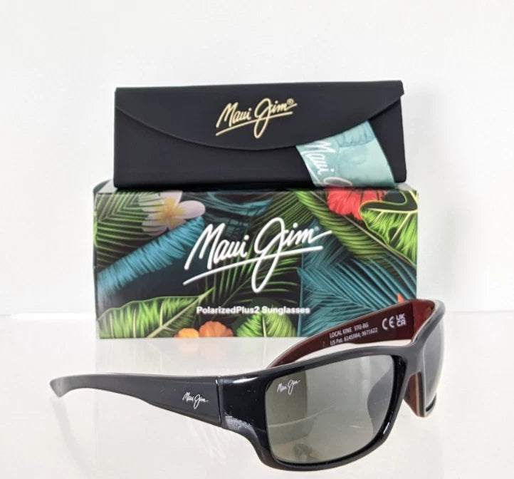Brand New Authentic Maui Jim Sunglasses LOCAL KINE MJ 810 - 25MC STG-BG 61mm