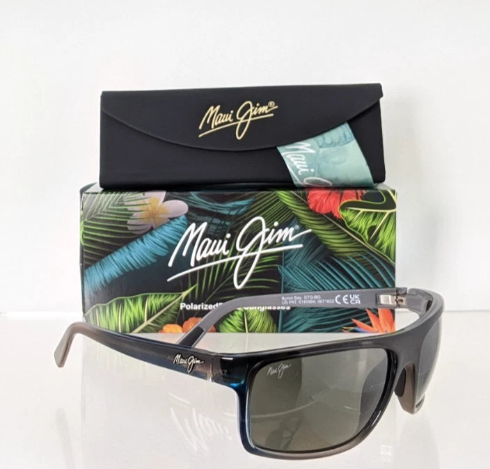 Brand New Authentic Maui Jim Sunglasses BYRON BAY MJ 746 - 03F STG - BG 62mm