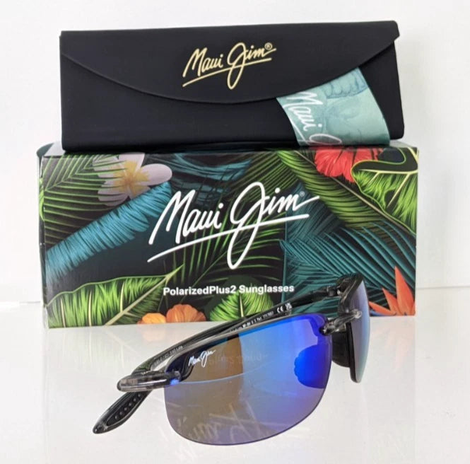 Brand New Authentic Maui Jim Sunglasses Ho'okipa MJ 407 - 11 MP - BH 64mm