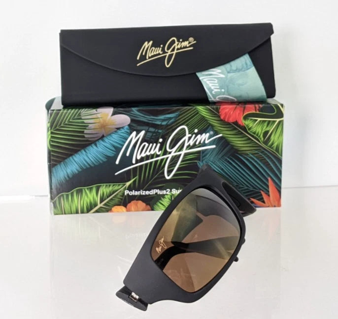 Brand New Authentic Maui Jim Sunglasses PEAHI MJ 202 - 2M STG - BG 65mm