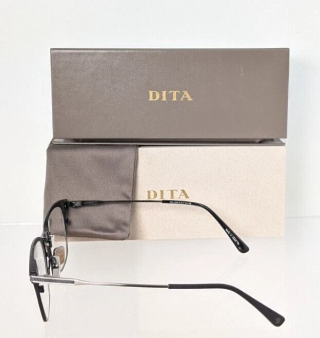 New Authentic Dita Eyeglasses UNION DRX-2068-B Black Silver 52mm Frame