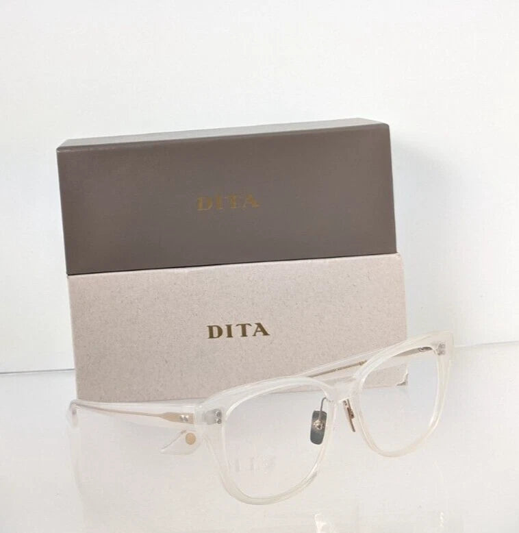 Brand New Authentic Dita Eyeglasses ERAHDU DTX 715 A Ivory Gold 55mm Frame