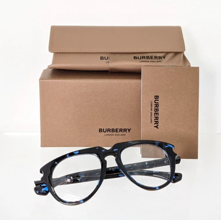 Brand New Authentic Burberry BE 2408 4111 Eyeglasses 2408-U Blue 51mm Frame