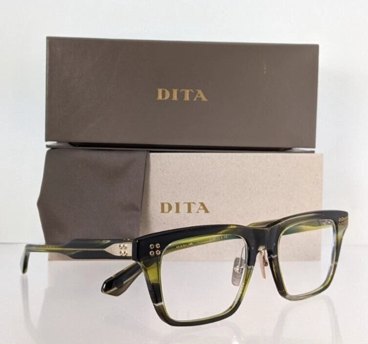 New Authentic Dita Eyeglasses THAVOS DTX-713-A-03 Olive Green 53mm Frame