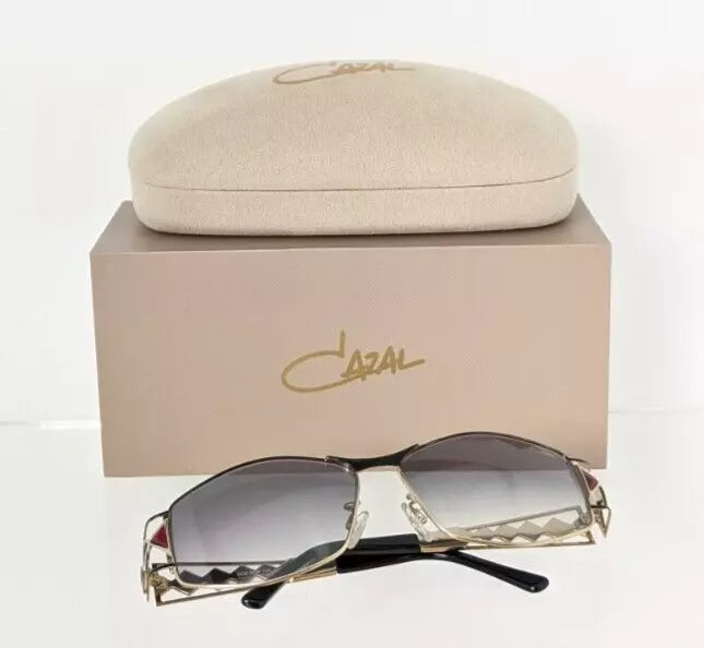 Brand New Authentic CAZAL Sunglasses MOD. 9098 COL. 001 Black & Gold Frame