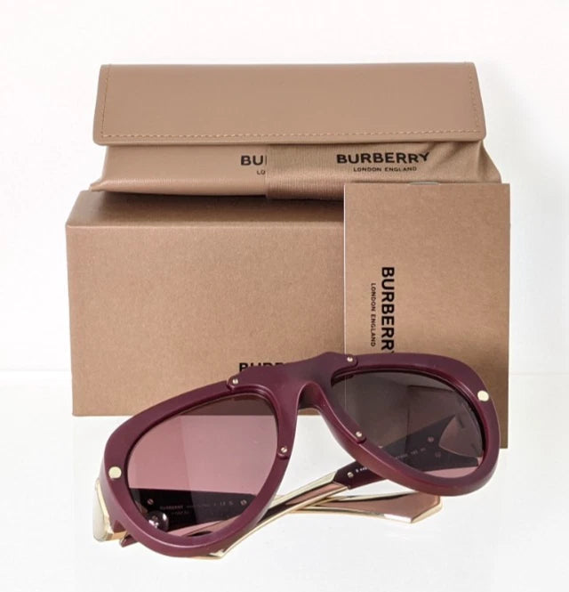Brand New Authentic Burberry BE 4433 Sunglasses 4140/75 Burgundy 4433-U Frame