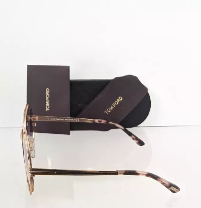 Brand New Authentic Tom Ford Sunglasses FT TF 572 28Z Ava-02 TF1028 59mm