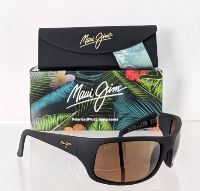 Brand New Authentic Maui Jim Sunglasses PEAHI MJ 202 - 2M STG - BG 65mm